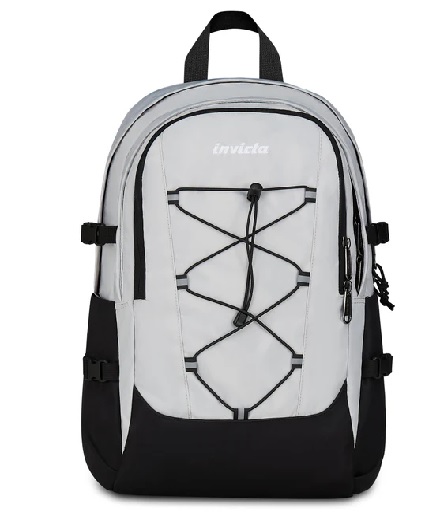 ZAINO INVICTA PLUS MICRO CHIP GRIGIO CHIARO Foto prodotto