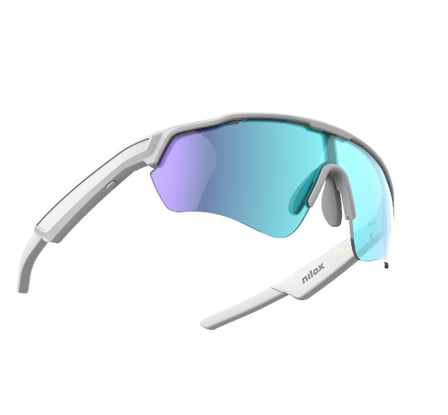 OCCHIALI NILOX SMART GLASSES SPORTIVI BIANCO Foto prodotto